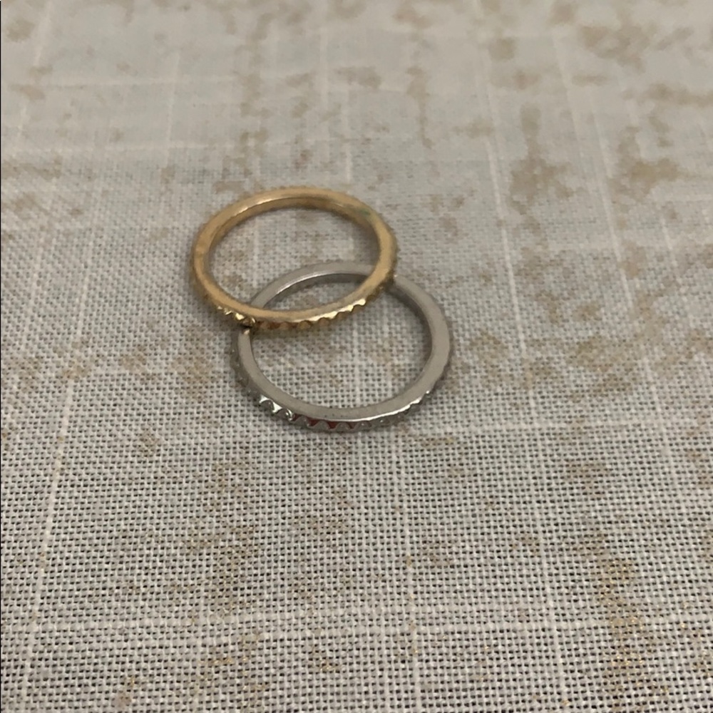 Gold and Silver Rings